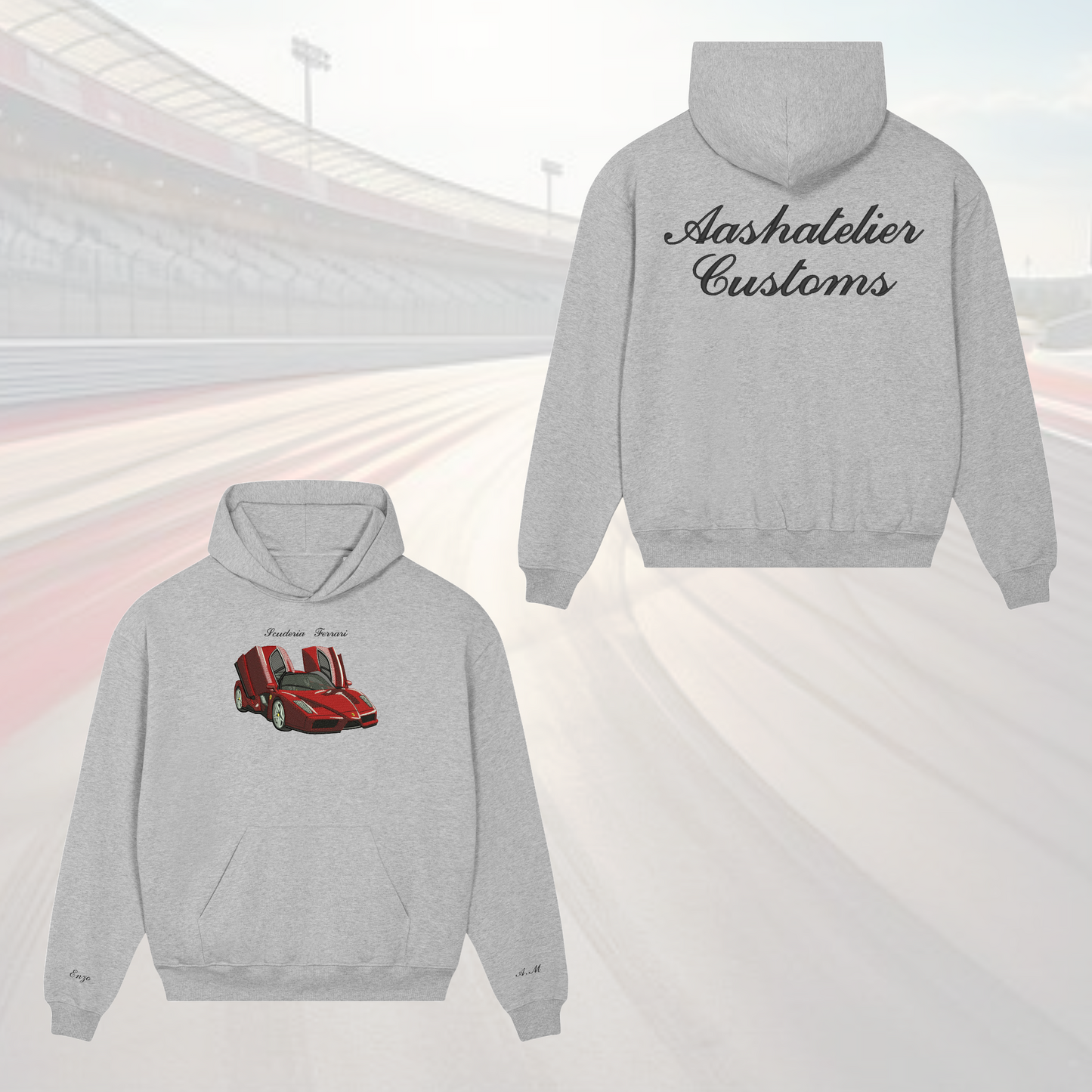 Heavyweight Oversized Custom Motor Hoodie