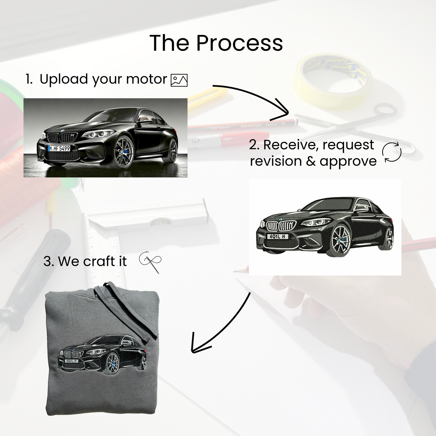 Heavyweight Custom Motor T Shirt